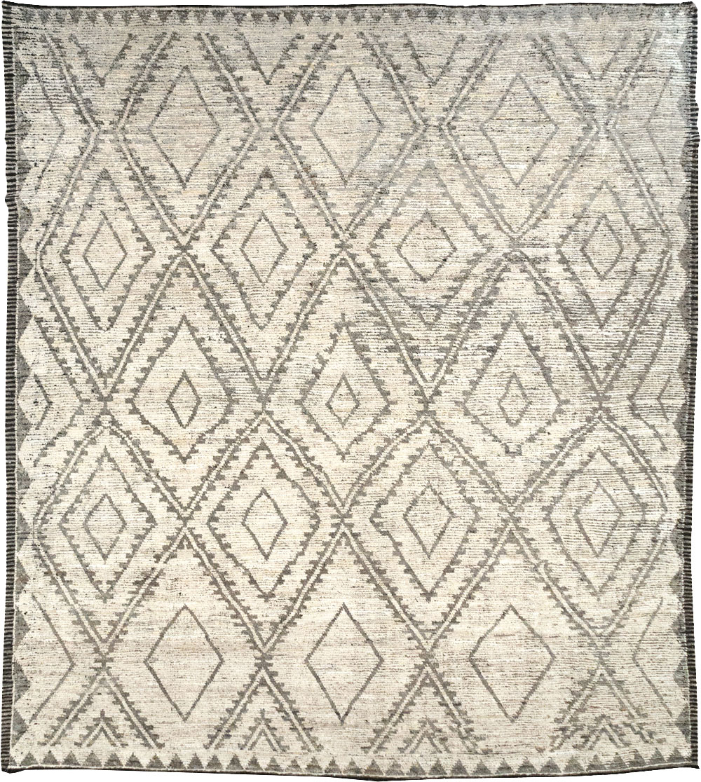 Contemporary Moroccan Inspired Turkish Large Room Size Carpet, No.31786 - Gss