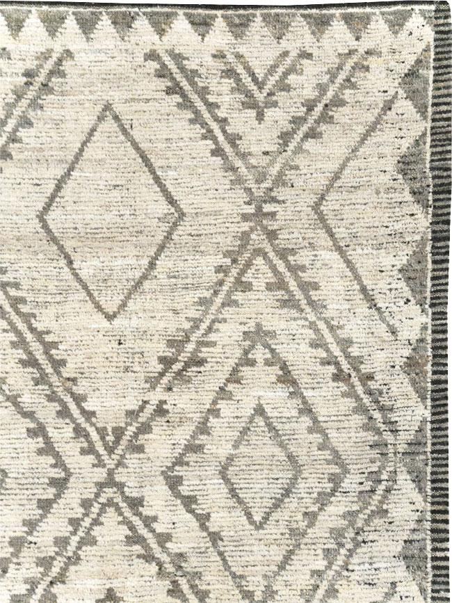 Contemporary Moroccan Inspired Turkish Large Room Size Carpet, No.31786 - Gss