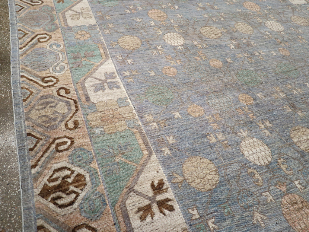 Modern East Turkestan Khotan Room Size Carpet, No.31789 - Gss