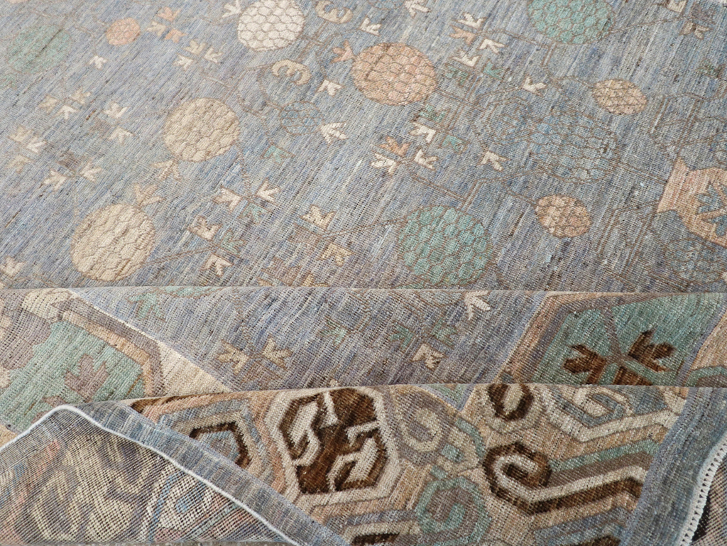 Modern East Turkestan Khotan Room Size Carpet, No.31789 - Gss