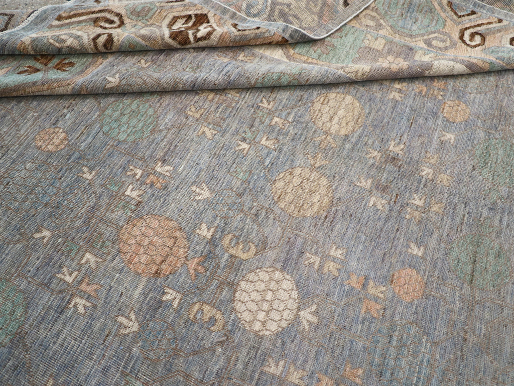 Modern East Turkestan Khotan Room Size Carpet, No.31789 - Gss