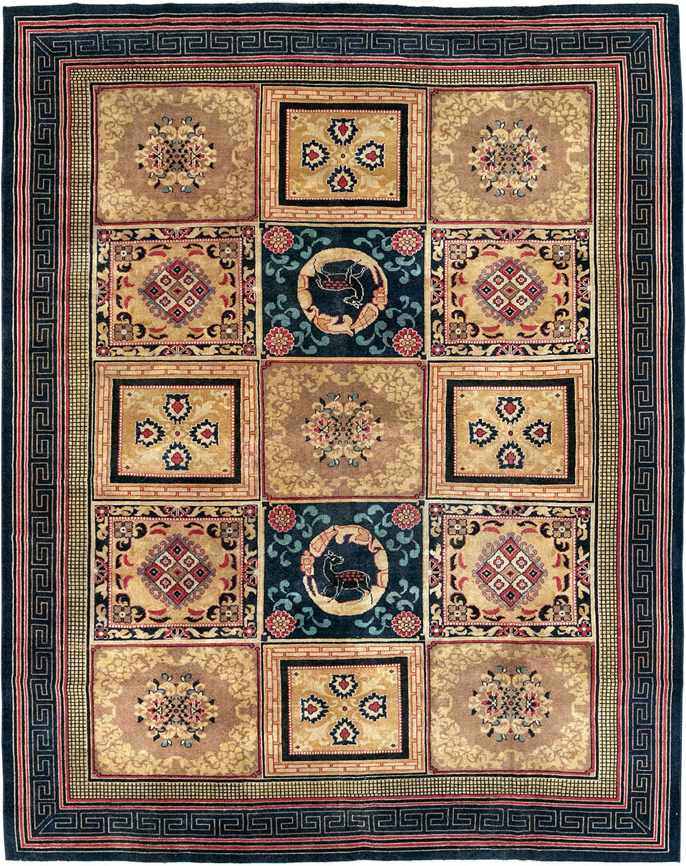 Antique Indian Khotan Room Size Carpet, No.31793 - Gss