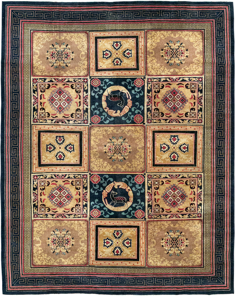 Antique Indian Khotan Room Size Carpet, No.31793 - Gss