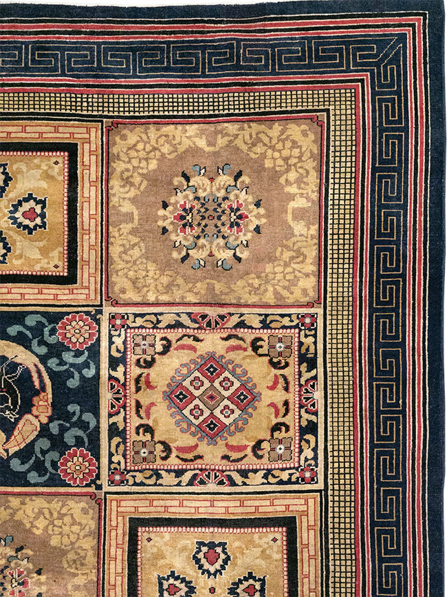 Antique Indian Khotan Room Size Carpet, No.31793 - Gss