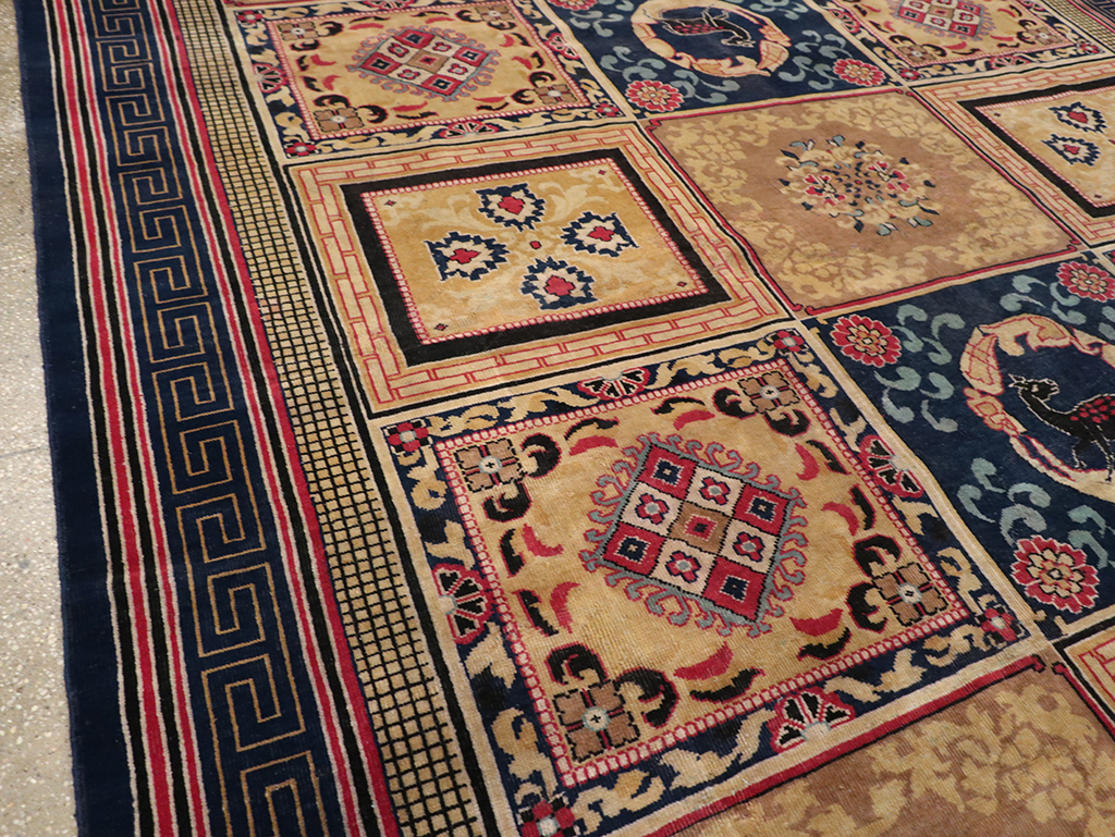 Antique Indian Khotan Room Size Carpet, No.31793 - Gss