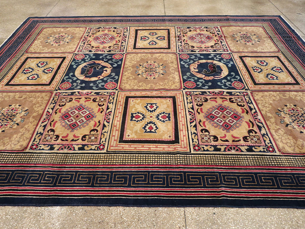 Antique Indian Khotan Room Size Carpet, No.31793 - Gss