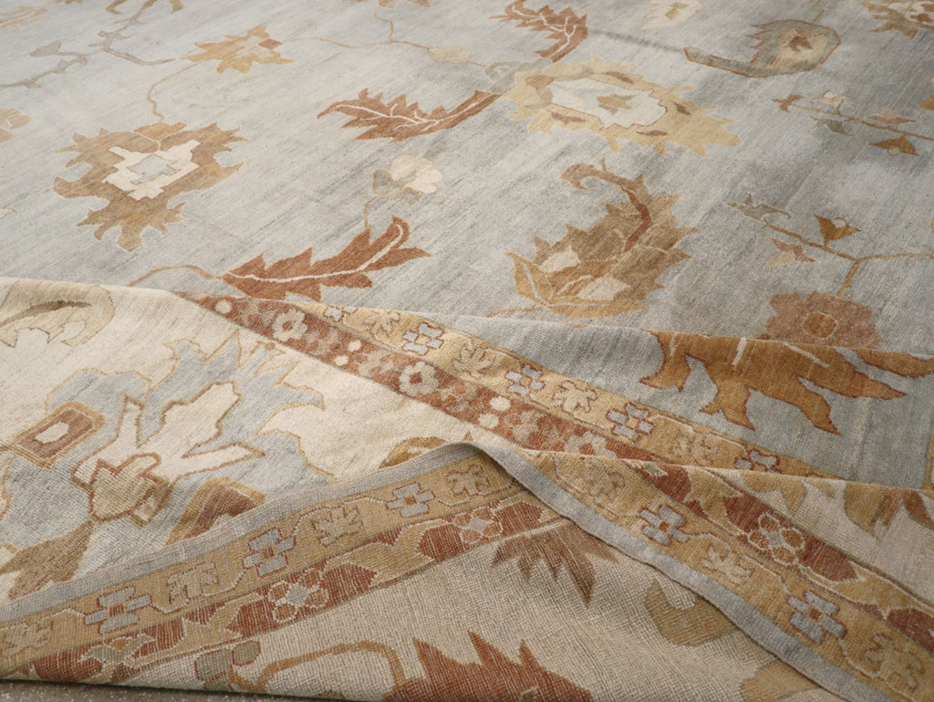 Modern Turkish Oushak Oversize Carpet, No.31795 - Gss