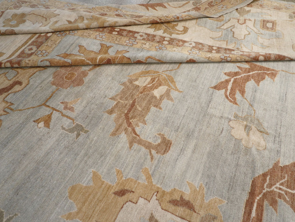 Modern Turkish Oushak Oversize Carpet, No.31795 - Gss