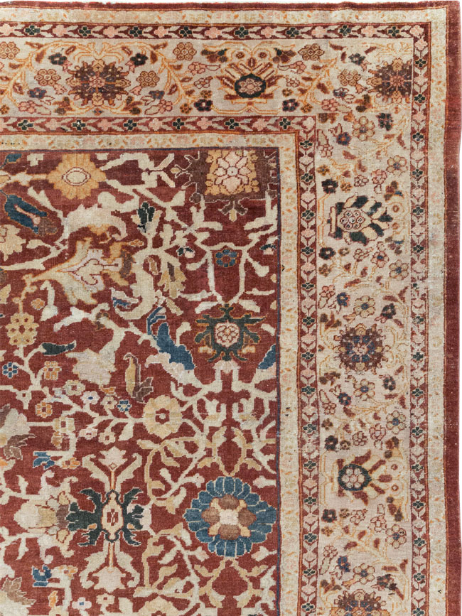 Antique Persian Mahal Oversize Carpet, No.31796 - Gss