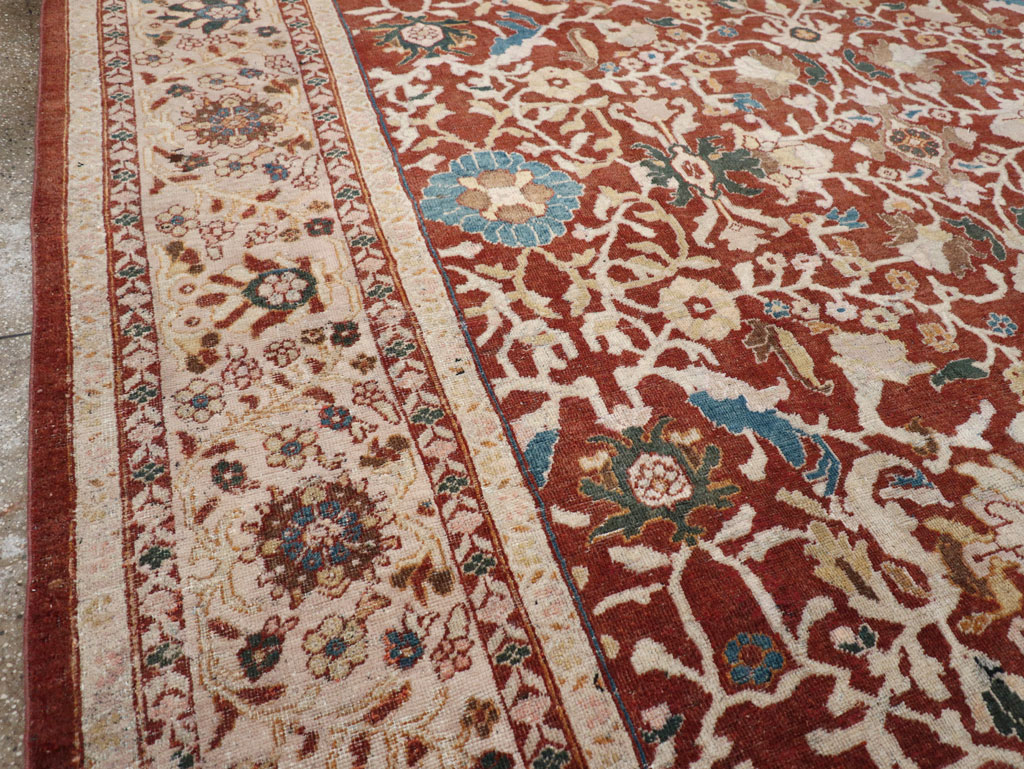 Antique Persian Mahal Oversize Carpet, No.31796 - Gss