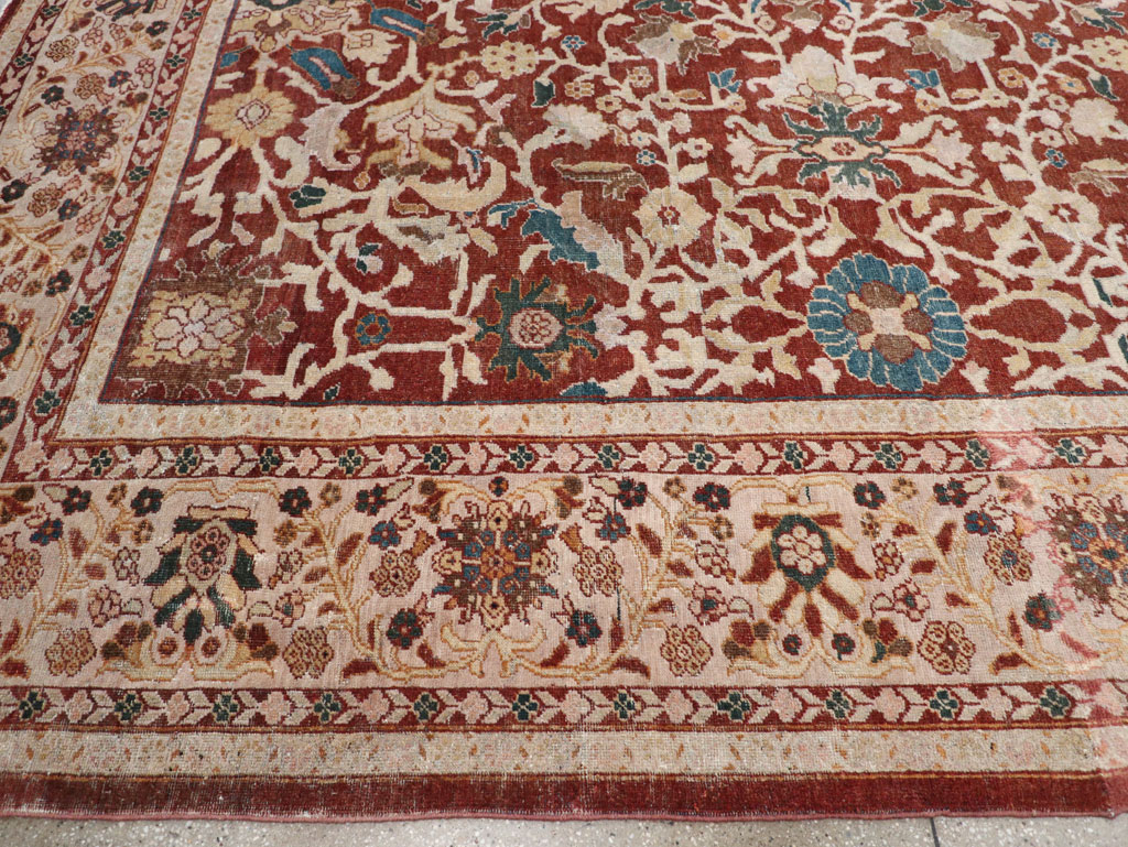 Antique Persian Mahal Oversize Carpet, No.31796 - Gss