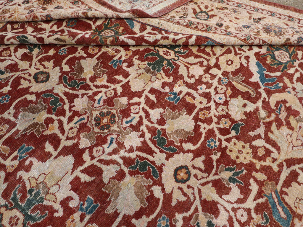 Antique Persian Mahal Oversize Carpet, No.31796 - Gss