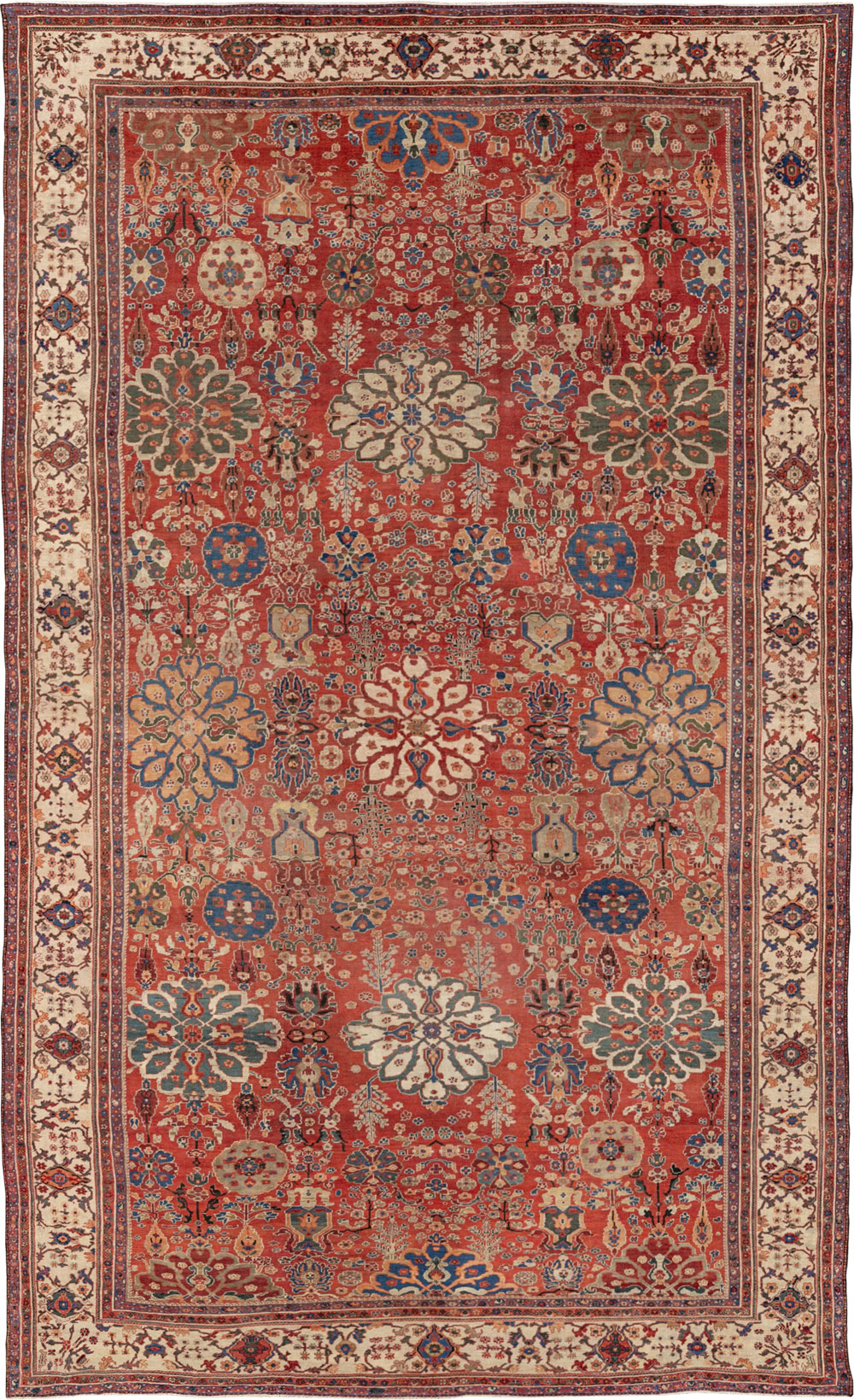 Antique Persian Sultanabad Oversize Carpet, No.31803 - Gss