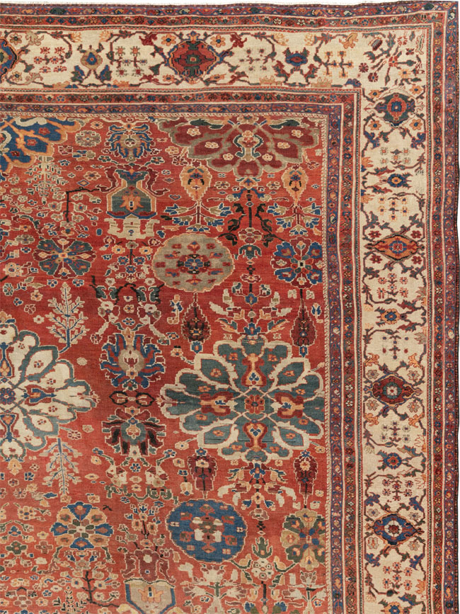 Antique Persian Sultanabad Oversize Carpet, No.31803 - Gss