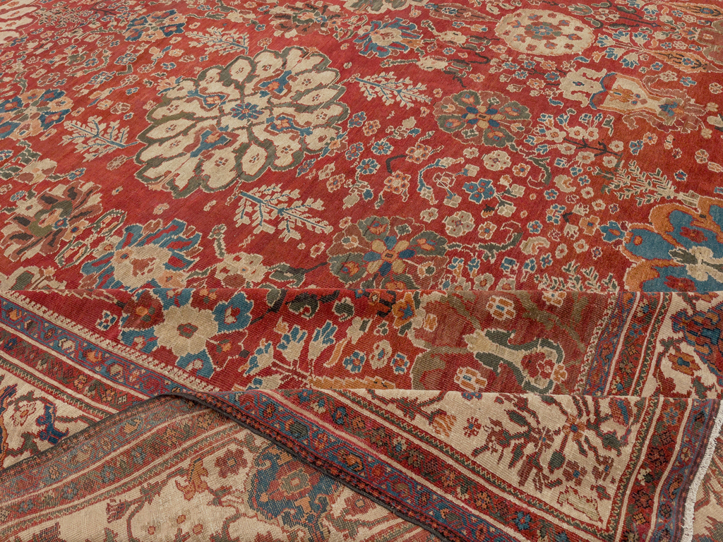 Antique Persian Sultanabad Oversize Carpet, No.31803 - Gss