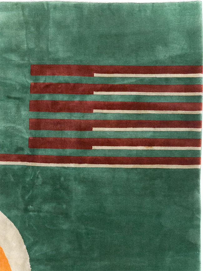 Vintage Chinese Art Deco Room Size Carpet, No.31804 - Gss