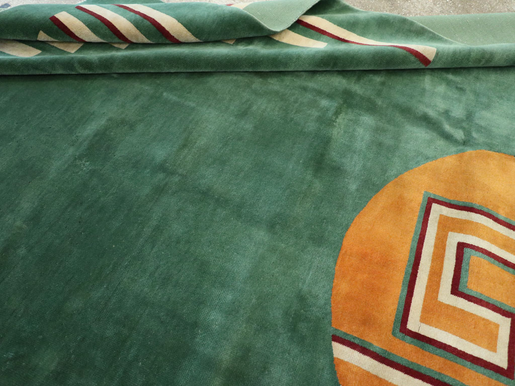 Vintage Chinese Art Deco Room Size Carpet, No.31804 - Gss