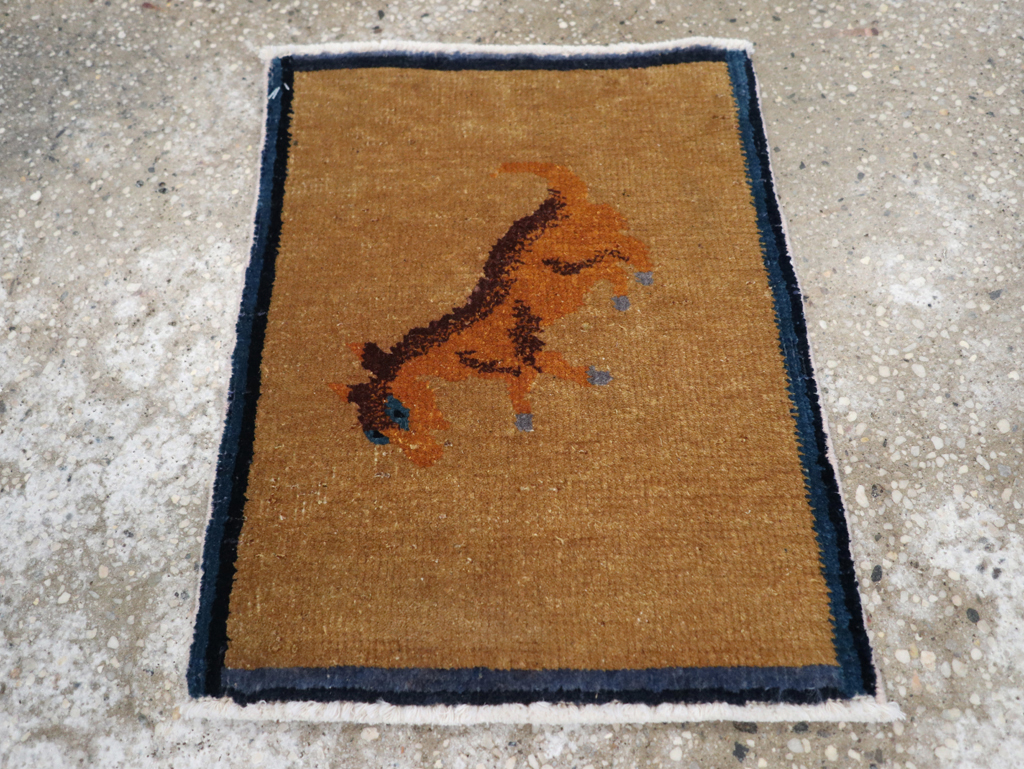 Vintage Chinese Pictorial Rug, No.31813 - Gss