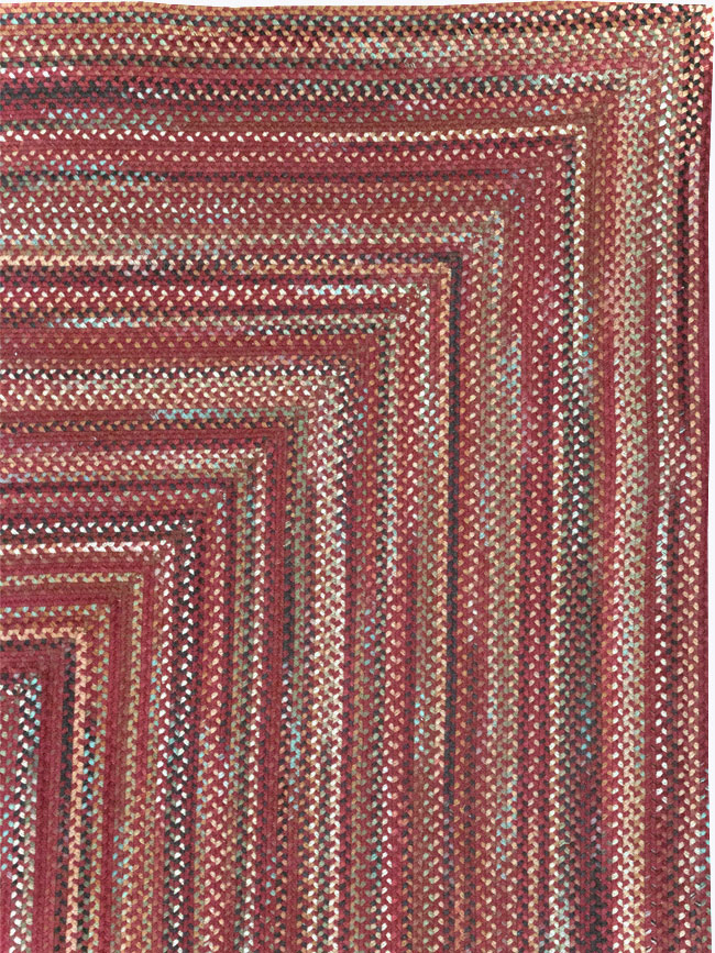 Modern American Braided Room Size Carpet, No.31821 - Gss
