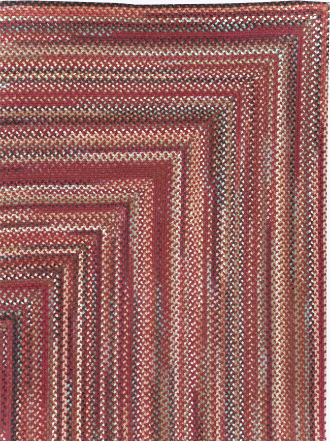 Modern American Braided Room Size Carpet, No.31821 - Gss
