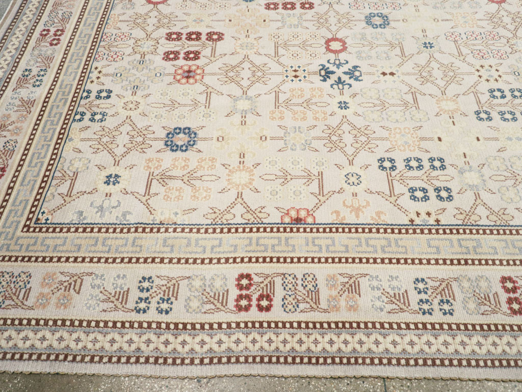 Modern East Turkestan Khotan Large Square Carpet, No.31825 - Gss