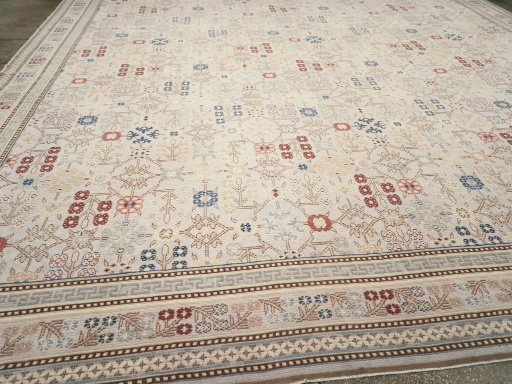 Modern East Turkestan Khotan Large Square Carpet, No.31825 - Gss