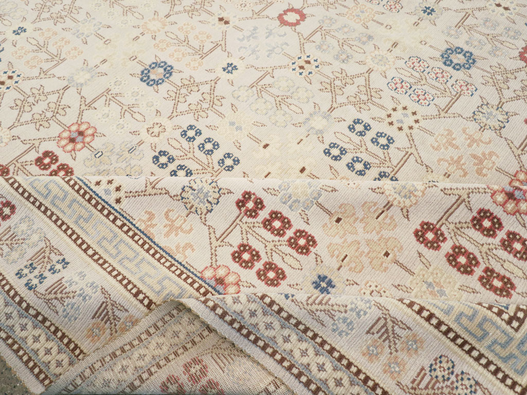 Modern East Turkestan Khotan Large Square Carpet, No.31825 - Gss