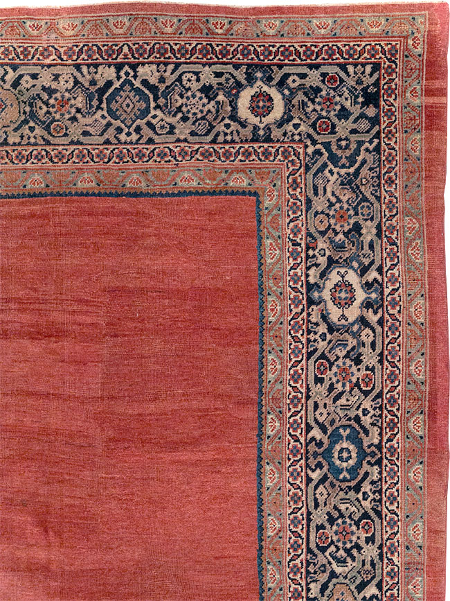 Antique Persian Mahal Room Size Carpet, No.31827 - Gss
