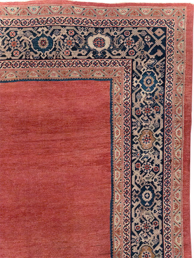 Antique Persian Mahal Room Size Carpet, No.31827 - Gss