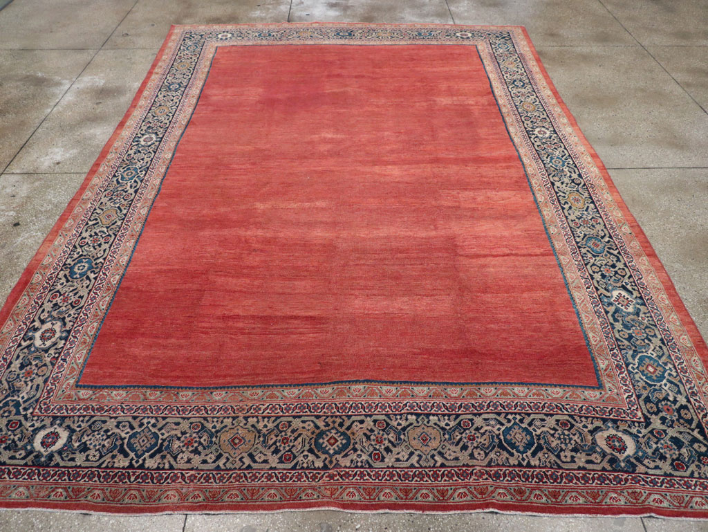 Antique Persian Mahal Room Size Carpet, No.31827 - Gss