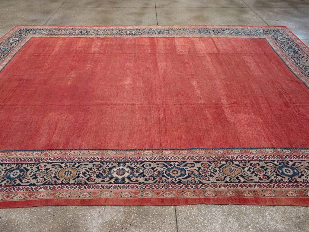 Antique Persian Mahal Room Size Carpet, No.31827 - Gss
