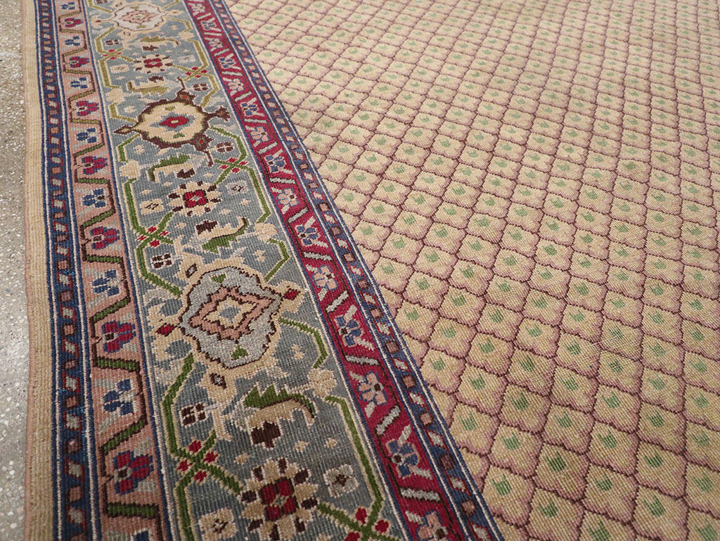 Vintage Indian Room Size Carpet, No.31828 - Gss