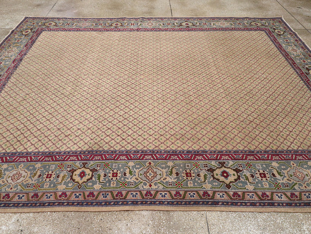 Vintage Indian Room Size Carpet, No.31828 - Gss