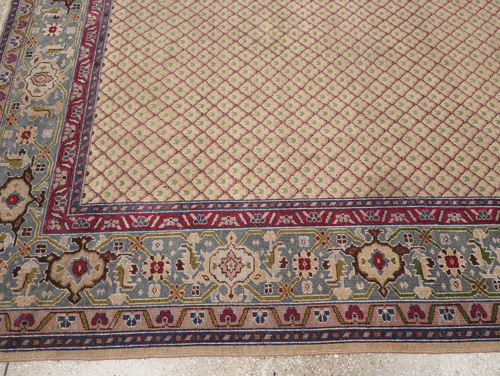 Vintage Indian Room Size Carpet, No.31828 - Gss