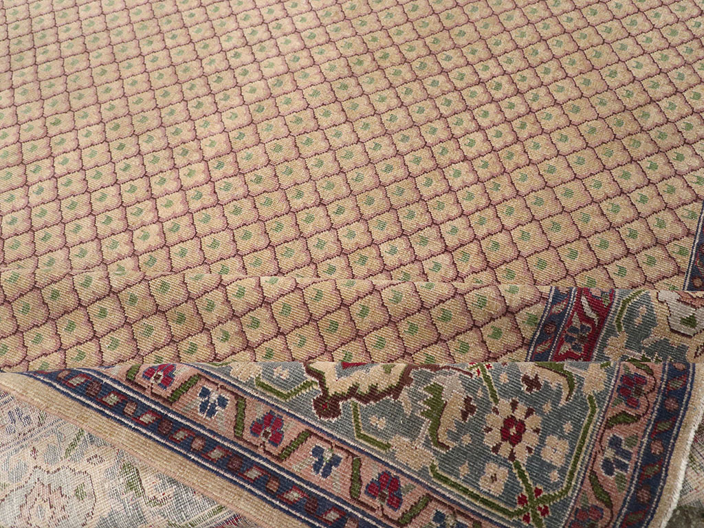 Vintage Indian Room Size Carpet, No.31828 - Gss