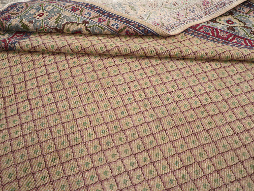 Vintage Indian Room Size Carpet, No.31828 - Gss