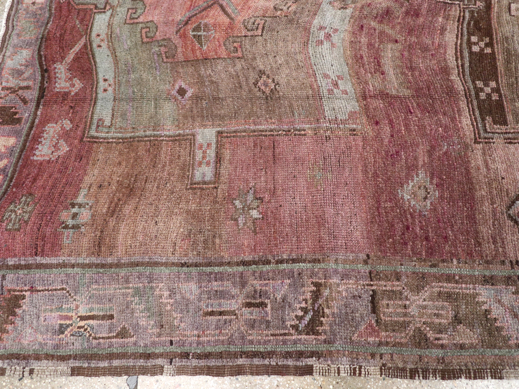 Vintage Turkish Anatolian Tribal Gallery Carpet, No.31830 - Gss