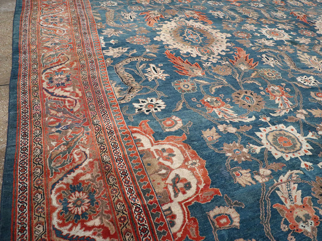 Antique Persian Sultanabad Oversize Rug, No.31847 - Gss