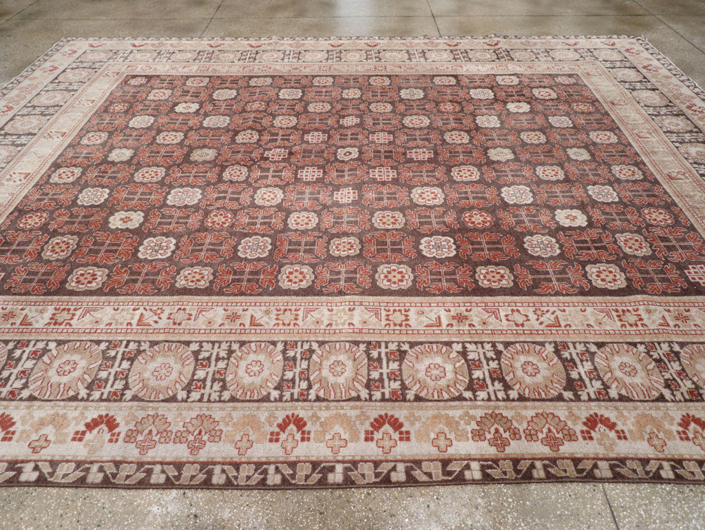 Modern East Turkestan Khotan Room Size Carpet, No.31848 - Gss
