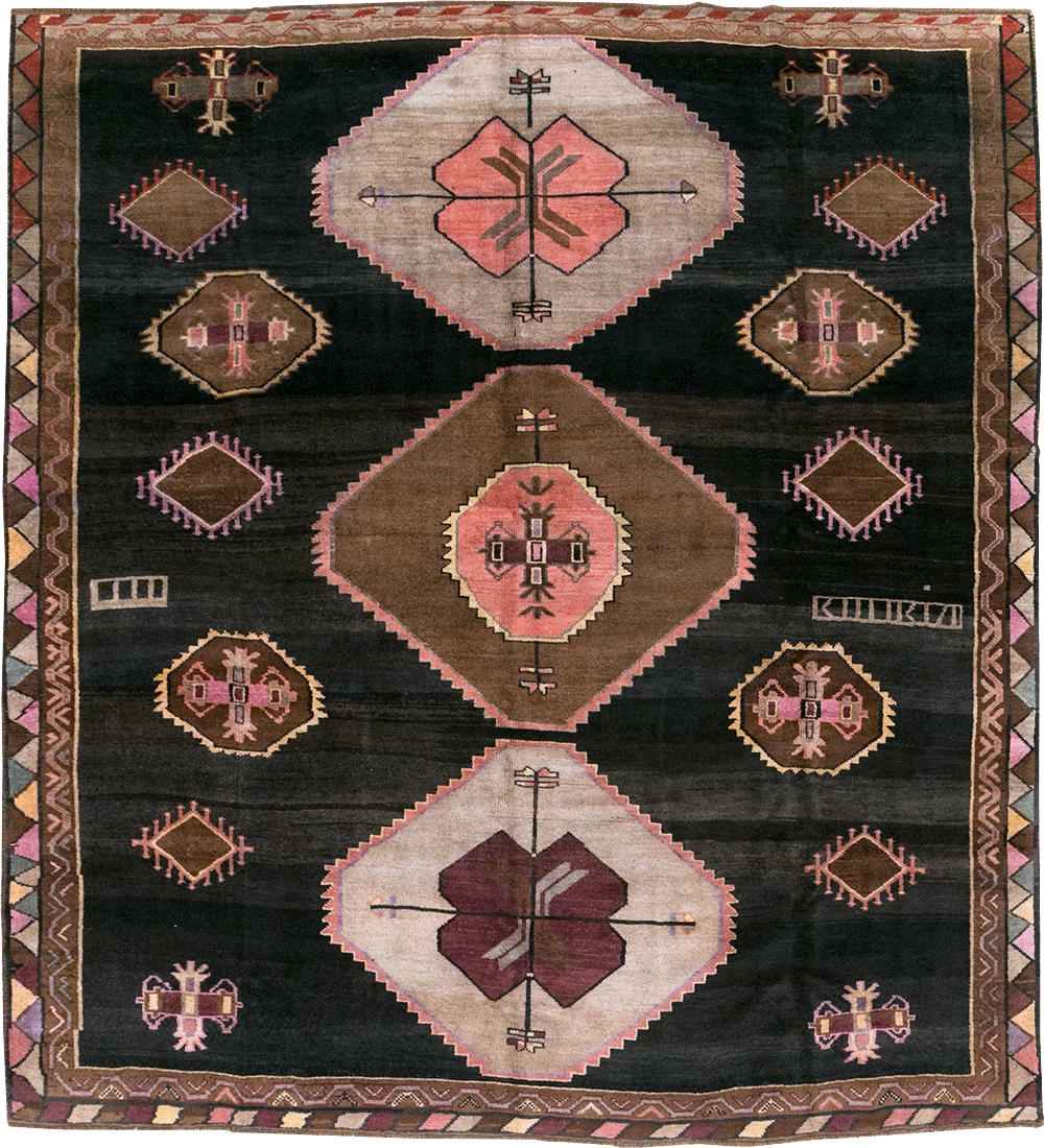 Vintage Turkish Anatolian Room Size Carpet, No.31854 - Gss