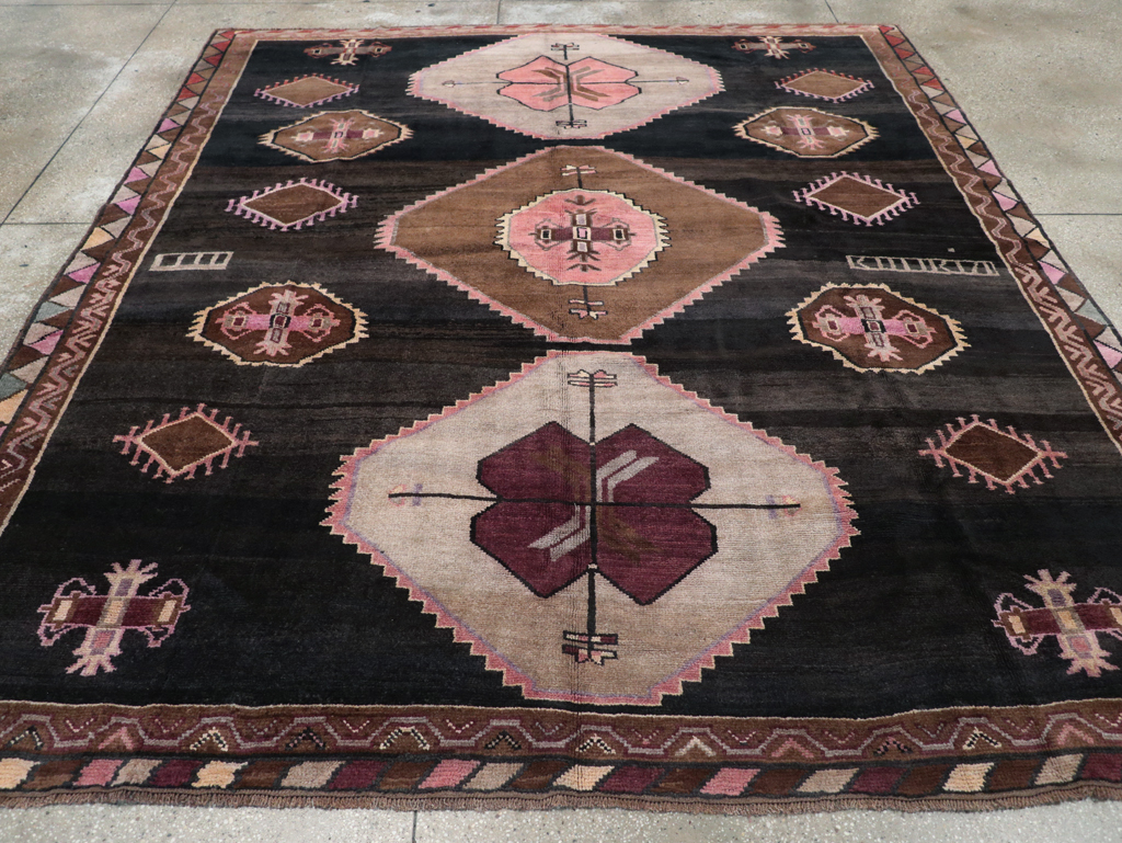 Vintage Turkish Anatolian Room Size Carpet, No.31854 - Gss