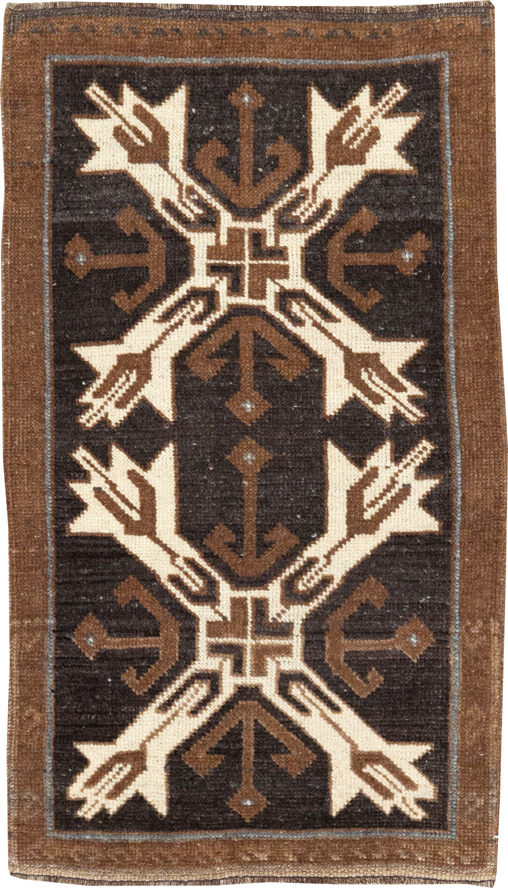 Vintage Turkish Anatolian Throw Rug, No.31855 - Gss