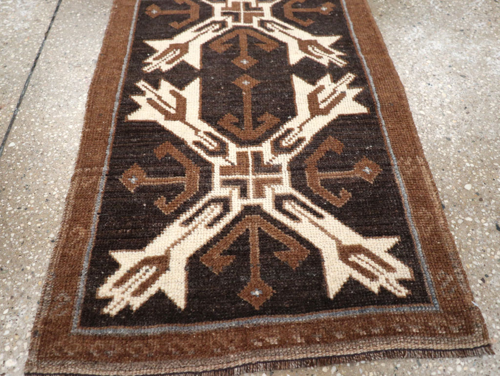Vintage Turkish Anatolian Throw Rug, No.31855 - Gss