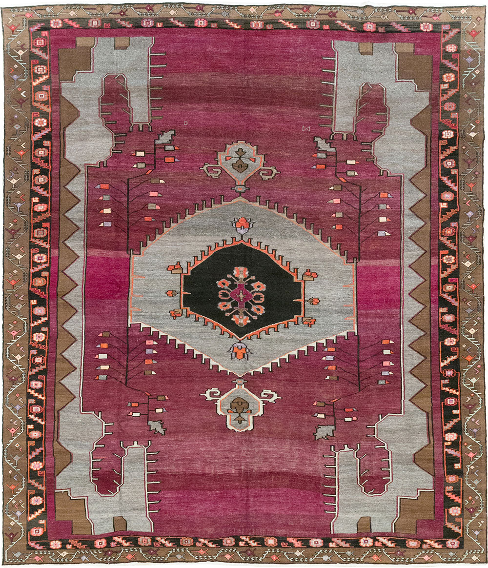 Vintage Turkish Anatolian Large Room Size Carpet, No.31863 - Gss