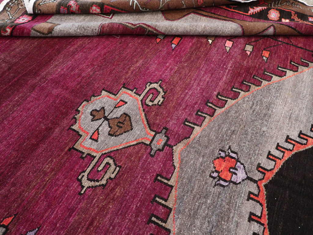 Vintage Turkish Anatolian Large Room Size Carpet, No.31863 - Gss