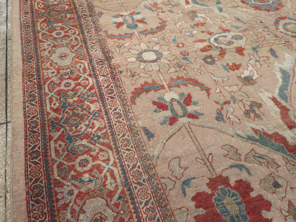 Antique Persian Mahal Room Size Carpet, No.31865 - Gss