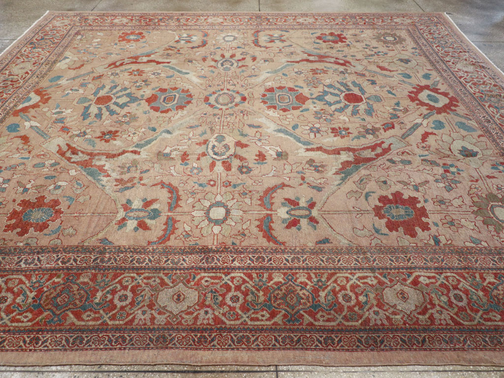 Antique Persian Mahal Room Size Carpet, No.31865 - Gss