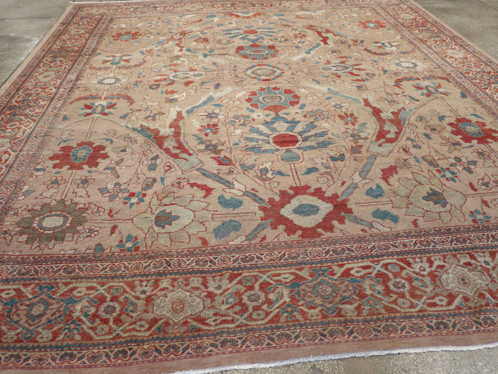 Antique Persian Mahal Room Size Carpet, No.31865 - Gss