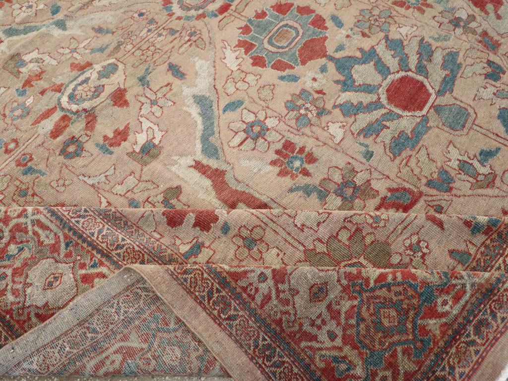 Antique Persian Mahal Room Size Carpet, No.31865 - Gss