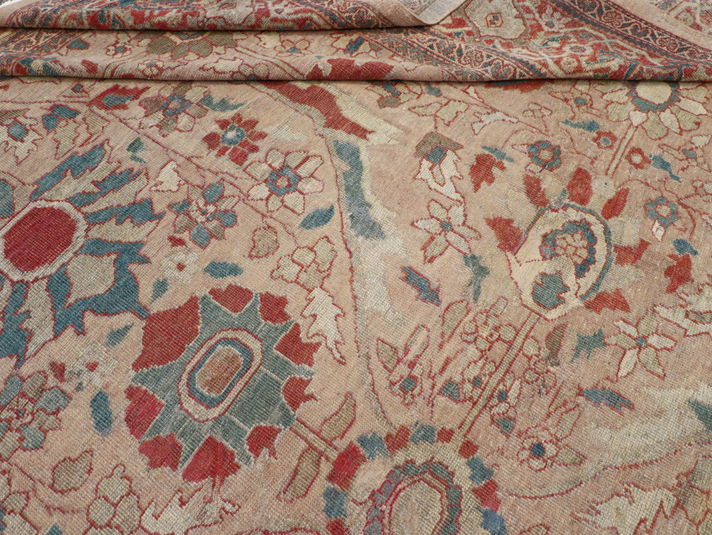 Antique Persian Mahal Room Size Carpet, No.31865 - Gss